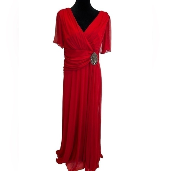 Fashion NY A line Red Dress - Picture 2 of 8